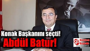 Konak Başkanını seçti