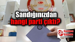 Sandığınızdan hangi parti çıktı