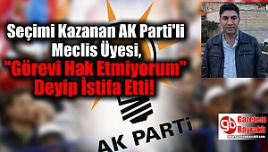 Seçimi Kazanan AK Parti'li Meclis Üyesi,