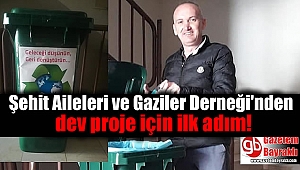 Şehit Aileleri ve Gaziler Derneği (ŞAGAD) dev proje için ilk adım