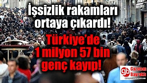 Türkiye'de 15-19 yaş aralığındaki 1 milyon 57 bin genç kayıp