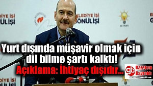 Yurt dışında müşavir olmak için dil bilme şartı kalktı