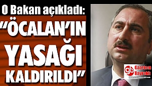 Adalet Bakanı Gül açıkladı: