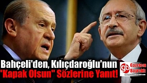 Bahçeli'den, Kılıçdaroğlu'nun