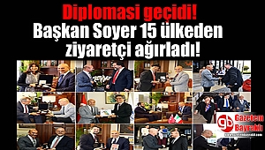Diplomasi geçidi: Başkan Soyer 15 ülkeden ziyaretçi ağırladı