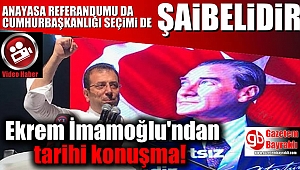 Ekrem İmamoğlu'ndan tarihi konuşma