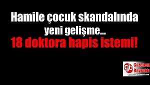 Hamile çocuk skandalında yeni gelişme 18 doktora hapis istemi