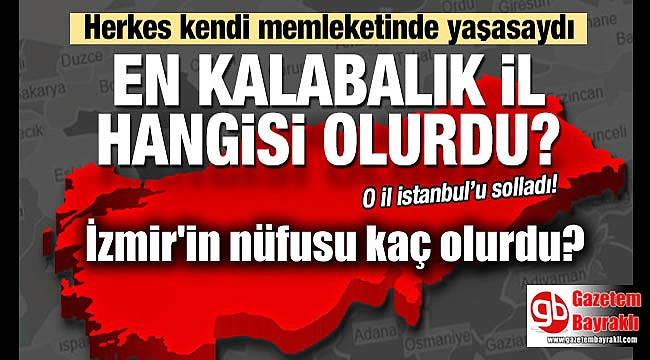 Herkes memleketinde yaşasaydı İzmir'in nüfusu kaç olurdu