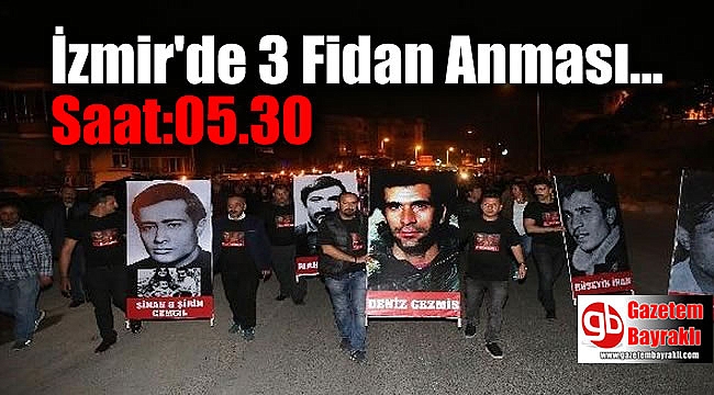 İzmir'de 3 Fidan Anması