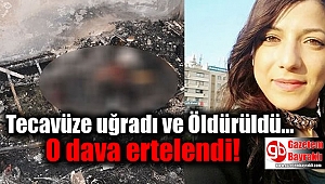 İzmir'de Genç Kız Tecavüze uğradı ve Öldürüldü O dava ertelendi