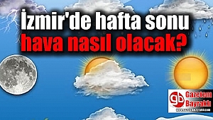 İzmir'de hafta sonu hava nasıl olacak