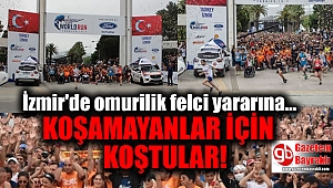İzmir'de koşamayanlar için koştular