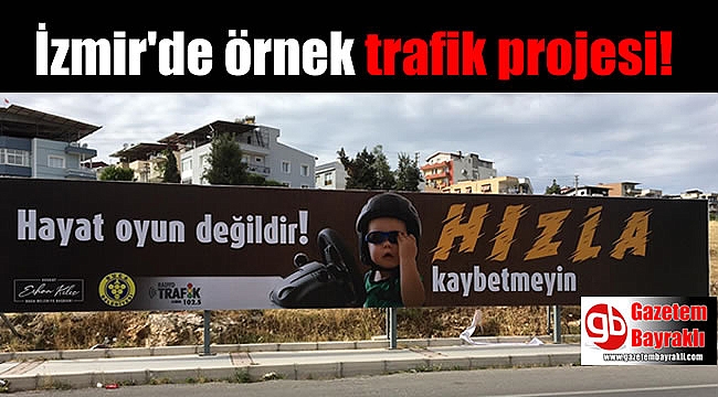 İzmir'de örnek trafik projesi