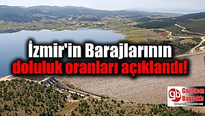 İzmir'in Barajlarının doluluk oranları açıklandı
