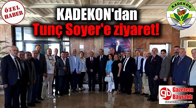 KADEKON'dan Başkan Tunç Soyer'e ziyaret