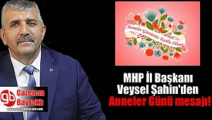 MHP İl Başkanı Veysel Şahin'den Anneler Günü mesajı