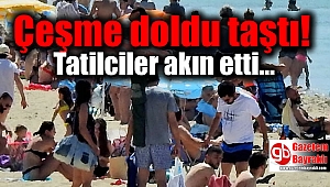 Çeşme bayramda büyük ilgi görüyor