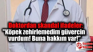 Doktordan skandal ifadeler: Köpek zehirlemedim güvercin vurdum! Buna hakkım var