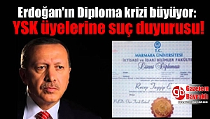 Erdoğan'ın Diploma krizi büyüyor: YSK üyelerine suç duyurusu