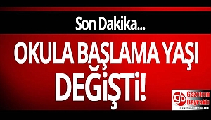 İlkokula başlama yaşı değişti