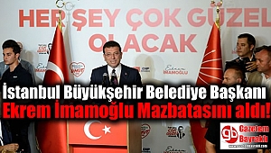 İstanbul Büyükşehir Belediye Başkanı Ekrem İmamoğlu Mazbatasını Aldı