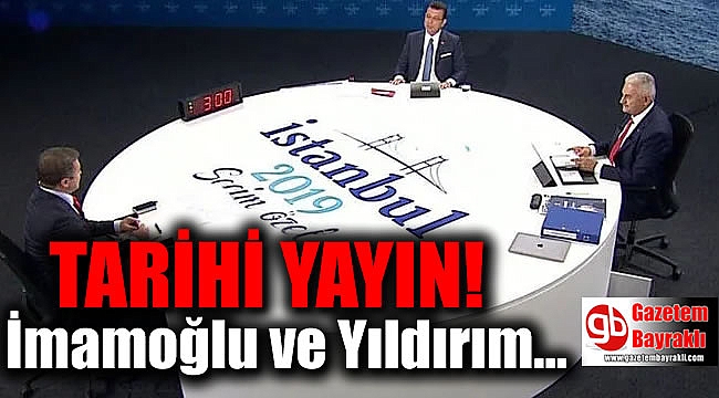 İstanbul için tarihi televizyon yayını