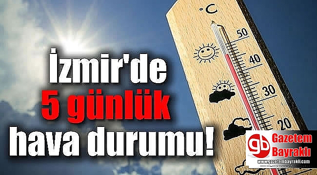 İzmir'de 5 günlük hava durumu (20-24 Haziran 2019)