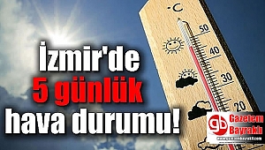 İzmir'de 5 günlük hava durumu (20-24 Haziran 2019)