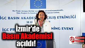 İzmir'de Basın Akademisi açıldı