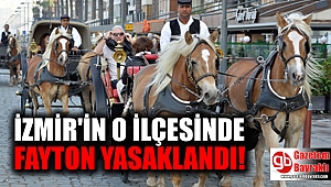 İzmir'in o ilçesinde fayton yasaklandı