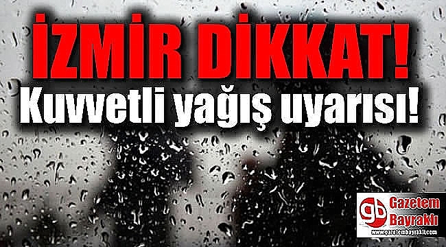 İzmir üç gün boyunca yağış etkisinde