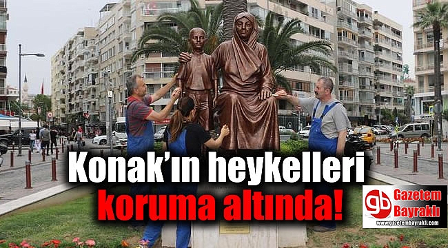 Konak’ın heykelleri koruma altında