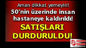 Midye satışı durduruldu