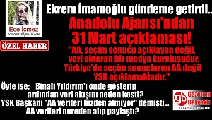 YSK'dan veri almayan Anadolu Ajansı'ndan açıklama