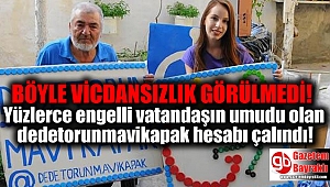 Yüzlerce engelli vatandaşın umudu olan dedetorunmavikapak hesabı çalındı