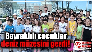 Bayraklılı çocuklar deniz müzesini gezdi