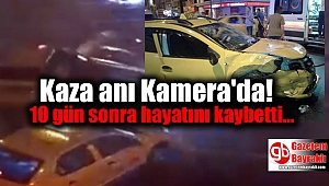 Emniyet Müdürünün yaptığı kaza böyle görüntülendi