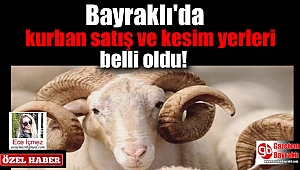 İzmir Bayraklı kurban satış ve kesim yerleri