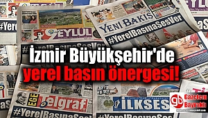 İzmir Büyükşehir'de yerel basın önergesi