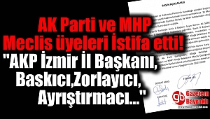 İzmir'de Cumhur İttifakı'nda 4 meclisi üyesi istifa etti