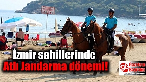 İzmir sahillerinde Atlı Jandarma dönemi