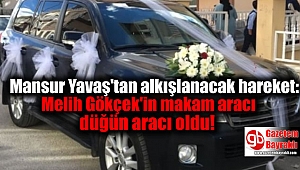 Mansur Yavaş'tan alkışlanacak hareket: Melih Gökçek'in makam aracı lüks cip, düğün aracı oldu
