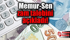Memur-Sen zam talebini açıkladı