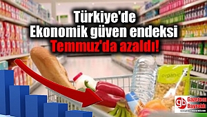 Türkiye'de Ekonomik güven endeksi Temmuz'da azaldı