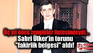 Üç yıl önce zenginler listesindeydi: Sabri Ülker'in torunu