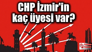 CHP İzmir'in kaç üyesinin olduğu belli oldu
