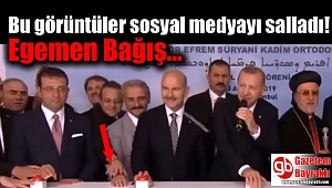 Egemen Bağış'ın temel atma töreni görüntüsü olay oldu