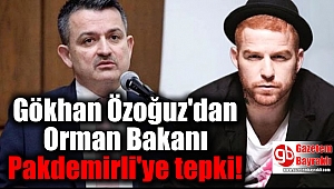 Gökhan Özoğuz, orman yangınları açıklamasında Vizontele örneği veren Bekir Pakdemirli'ye tepki gösterdi