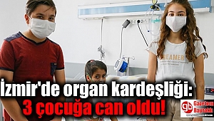 İzmir'de organ kardeşliği: 3 çocuğa can oldu