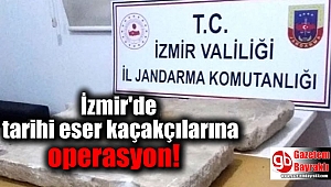 İzmir'de tarihi eser kaçakçılarına operasyon